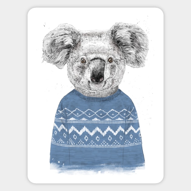 Winter koala Sticker by soltib